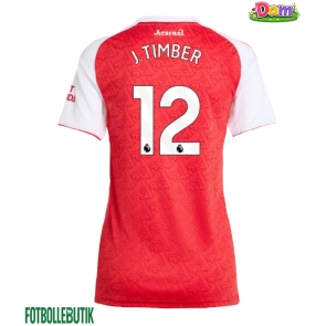 Arsenal Jurrien Timber #12 Hemmatröja Kvinnor 2025-26 Kortärmad